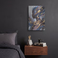 'Melanin Queen Woman in Gold I' by Veve – Metal Wall Art, 12x16 room view