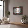 'Merry Christmas II' by Veve – Metal Wall Art, 16x12 room view