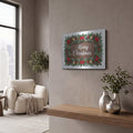 'Merry Christmas III' by Veve – Metal Wall Art, 16x12 room view