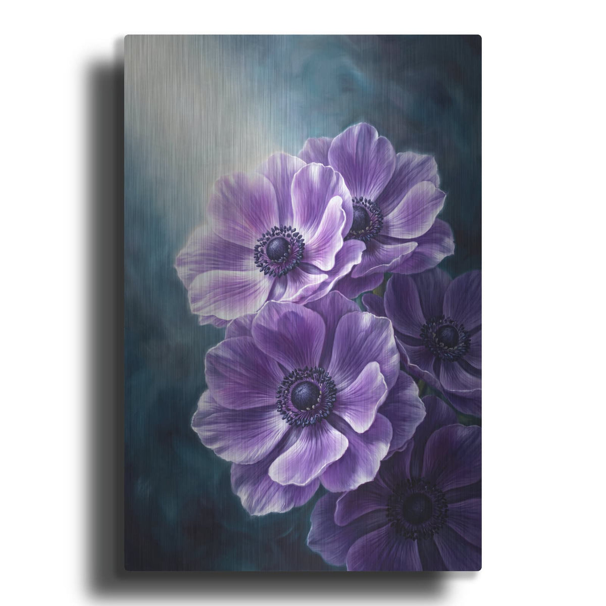 'Midnight Anemone' by Veve – Metal Wall Art