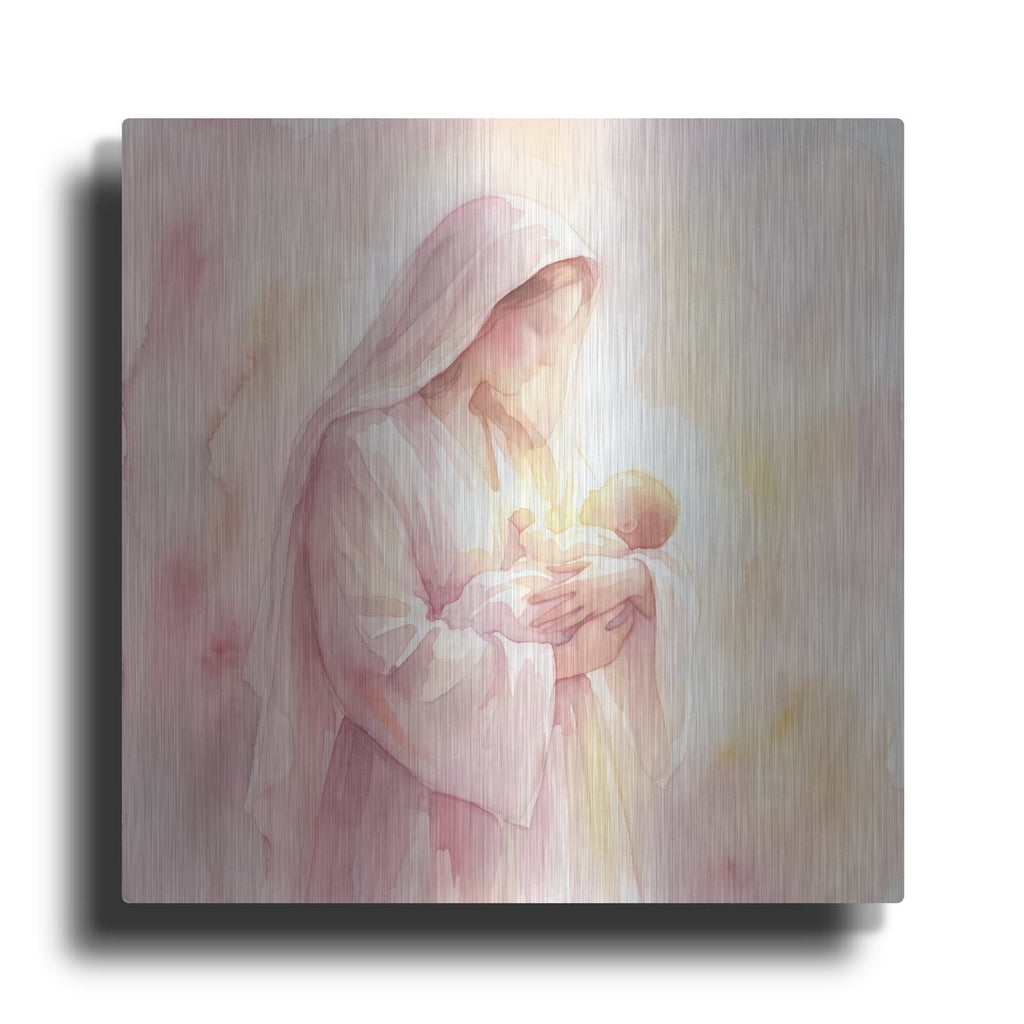 'Mother and Child' by Veve – Metal Wall Art