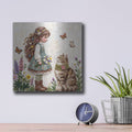 'My Best Friend II' by Veve – Metal Wall Art, 12x12 room view