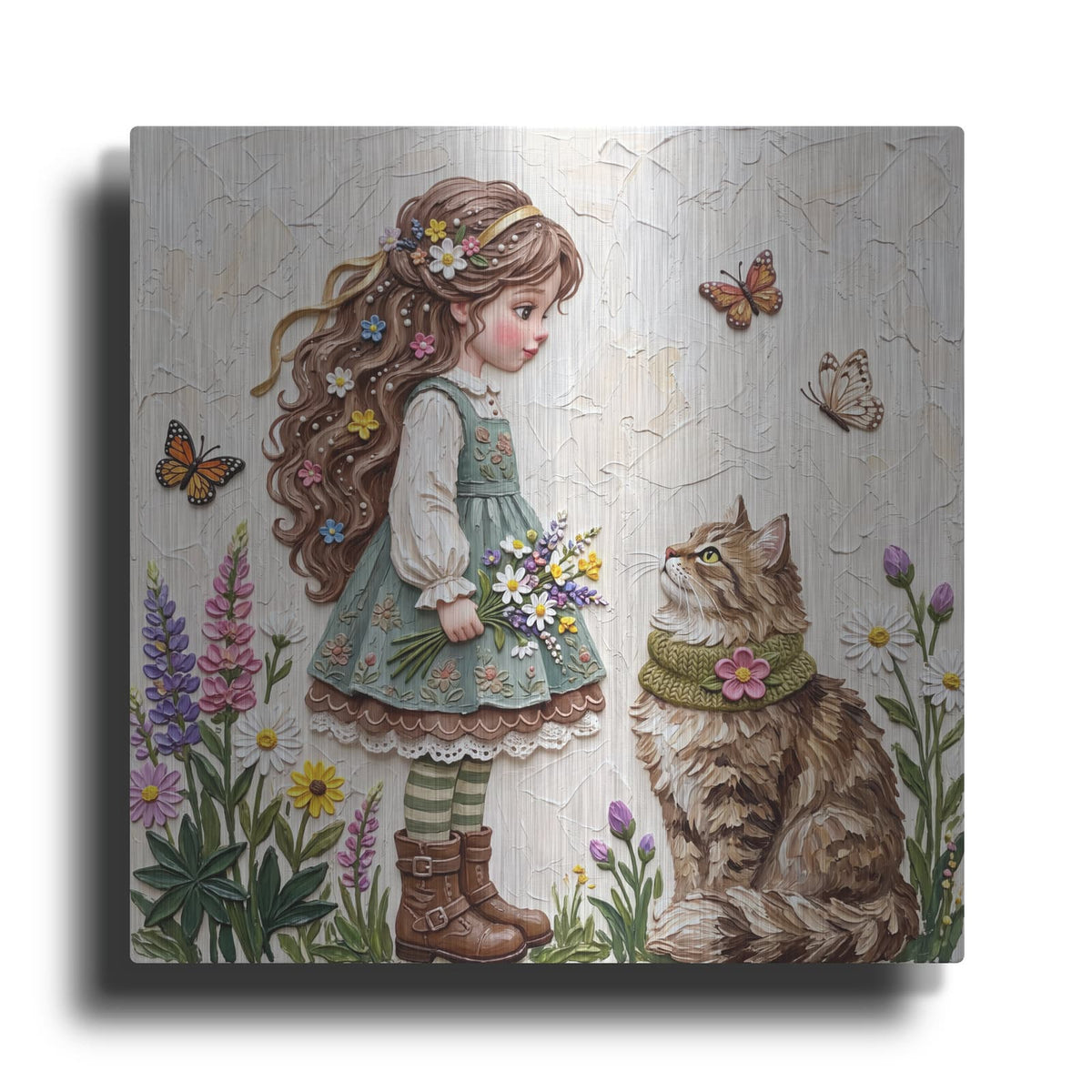 'My Best Friend II' by Veve – Metal Wall Art