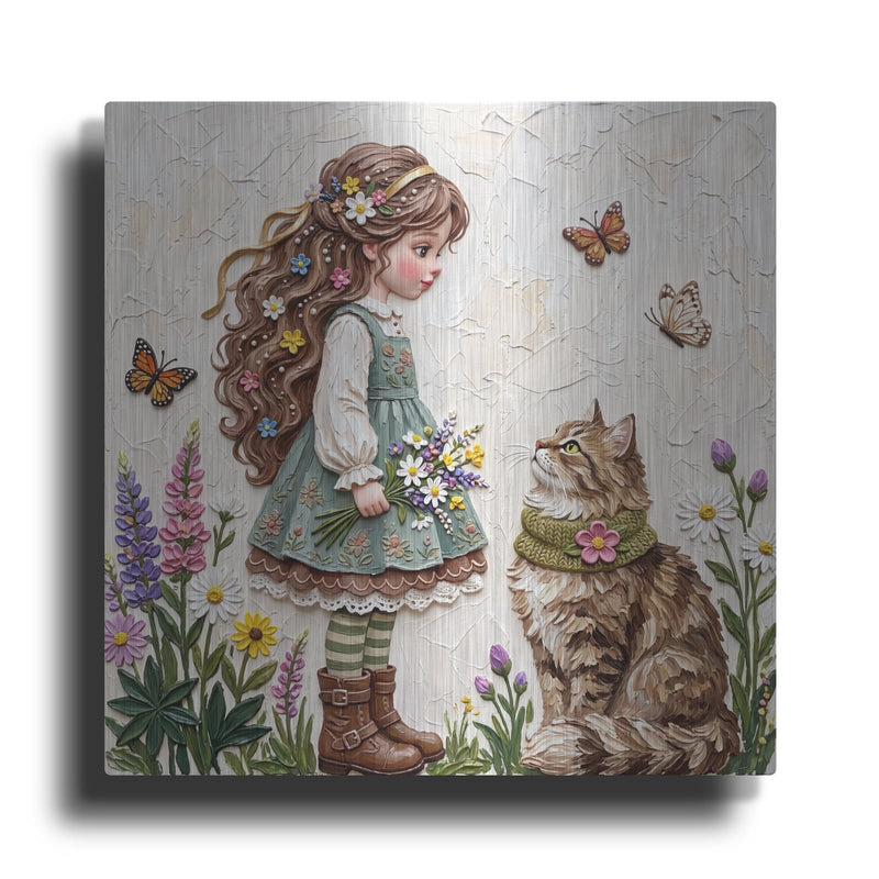 'My Best Friend II' by Veve – Metal Wall Art