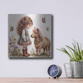 'My Best Friend III' by Veve – Metal Wall Art, 12x12 room view