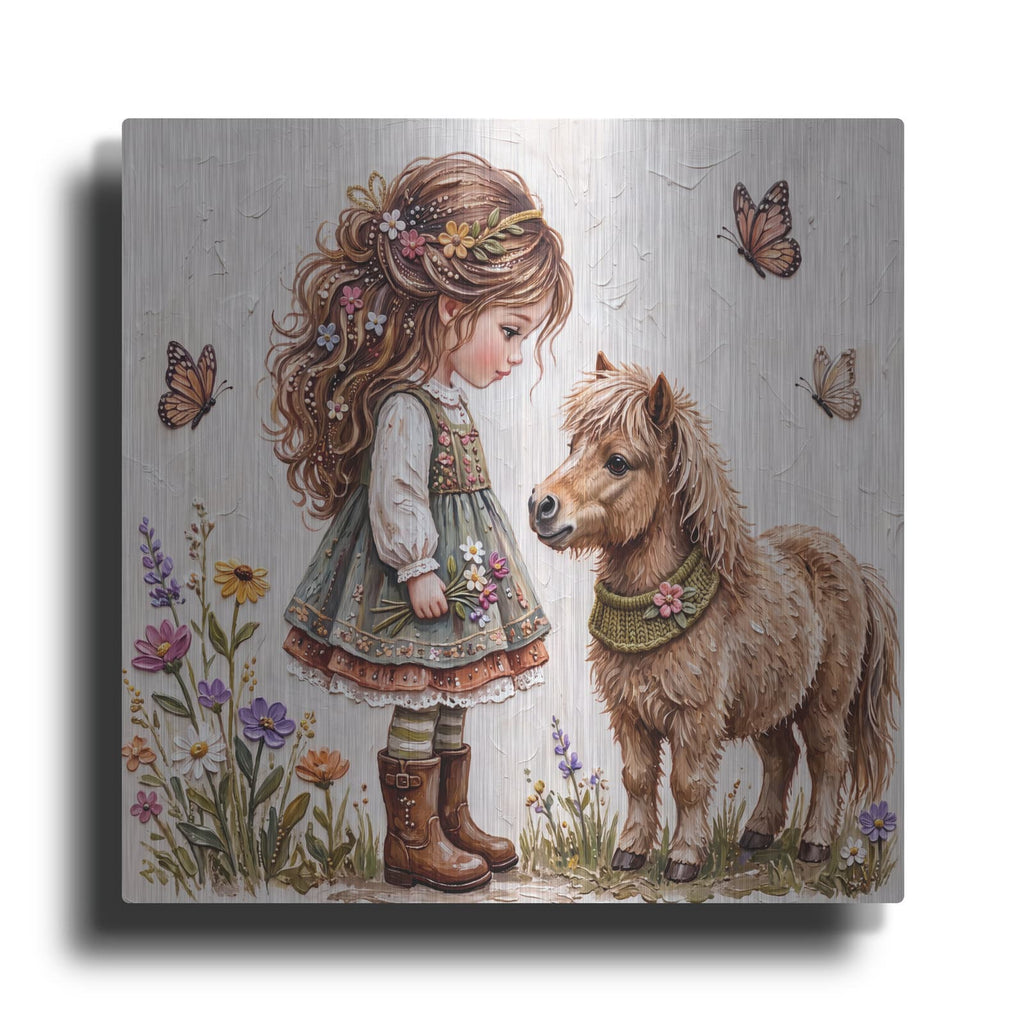 'My Best Friend III' by Veve – Metal Wall Art