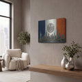 'New York City Inspired Artwork' by Veve – Metal Wall Art, 16x12 room view