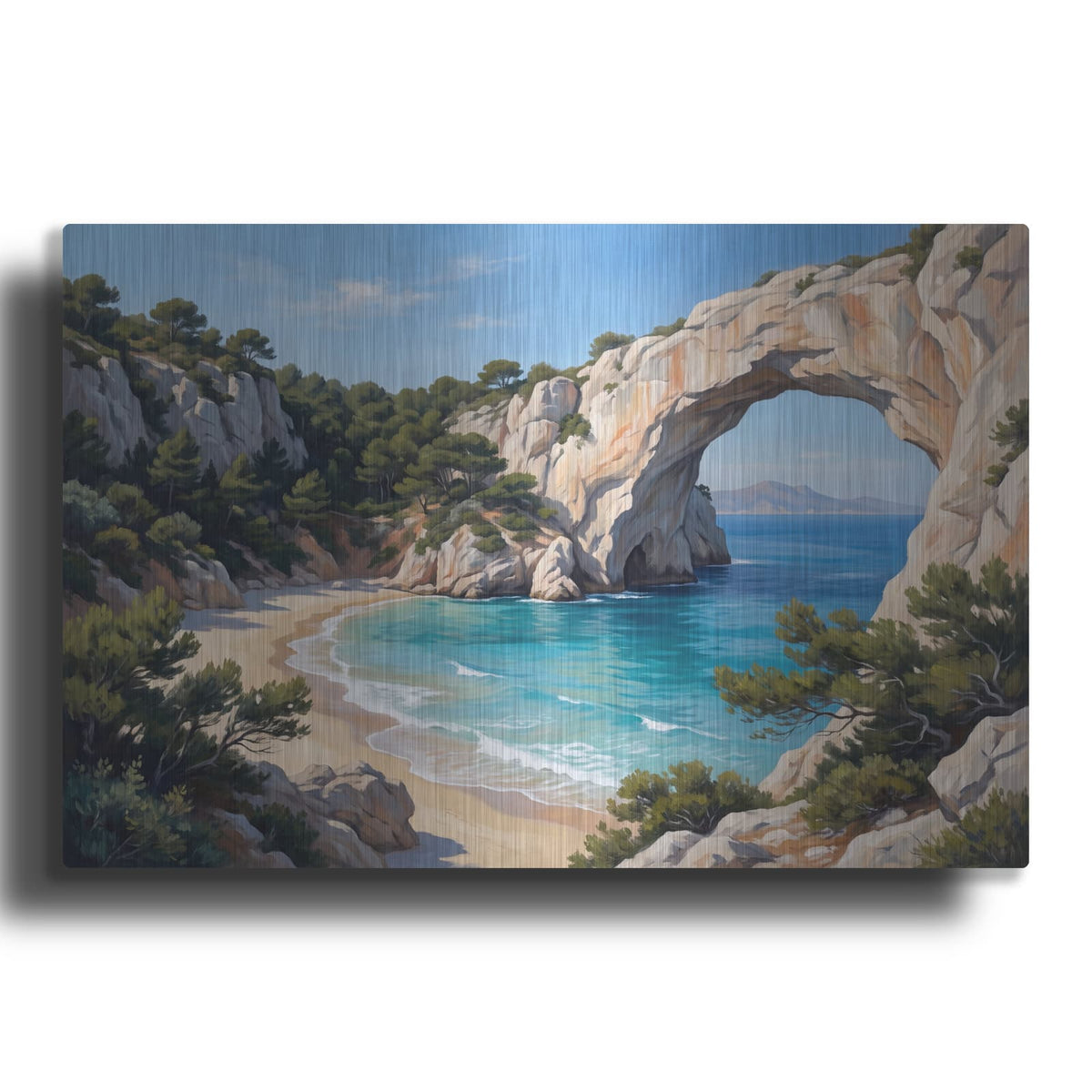 'Ocean Escape - The Hidden Arch' by Veve – Metal Wall Art