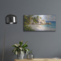 'Paradise Shores' by Veve – Metal Wall Art, 24x12 room view
