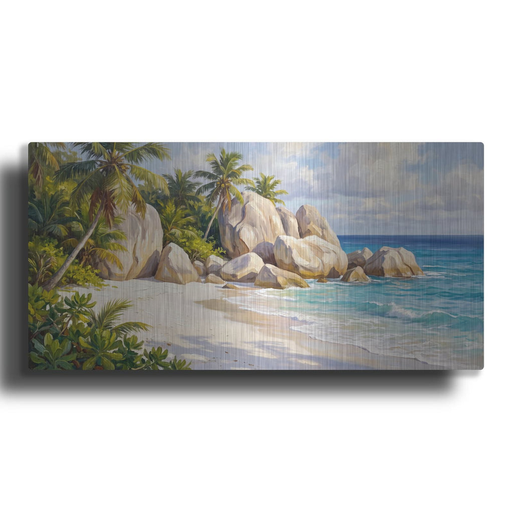 'Paradise Shores' by Veve – Metal Wall Art