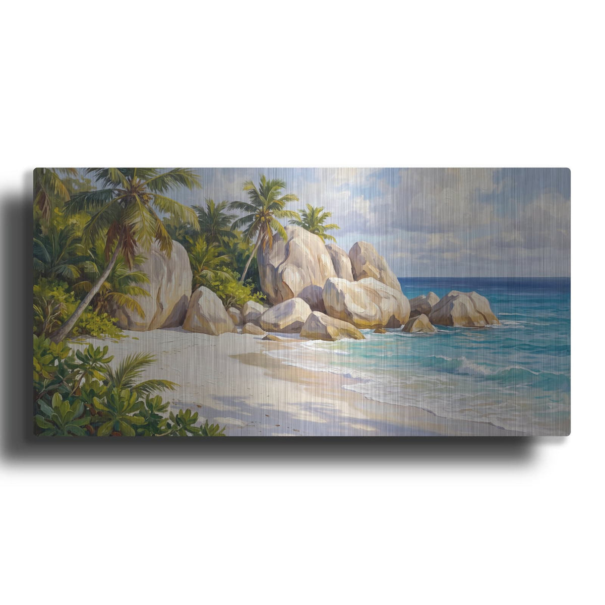 'Paradise Shores' by Veve – Metal Wall Art