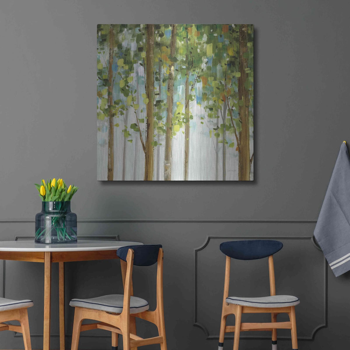 'Forest Study' by Lisa Audit – Metal Wall Art, 36x36 room view