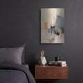 'Peach Circle Study-Quiet Geometry' by Veve – Metal Wall Art, 12x16 room view