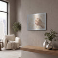 'Prayer Hands' by Veve – Metal Wall Art, 16x12 room view