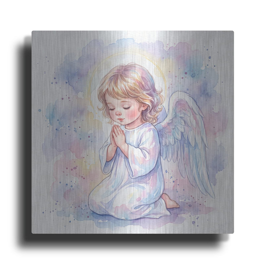 'Praying Angel' by Veve – Metal Wall Art