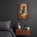 'Pumpkin Flight' by Veve – Metal Wall Art, 12x16 room view