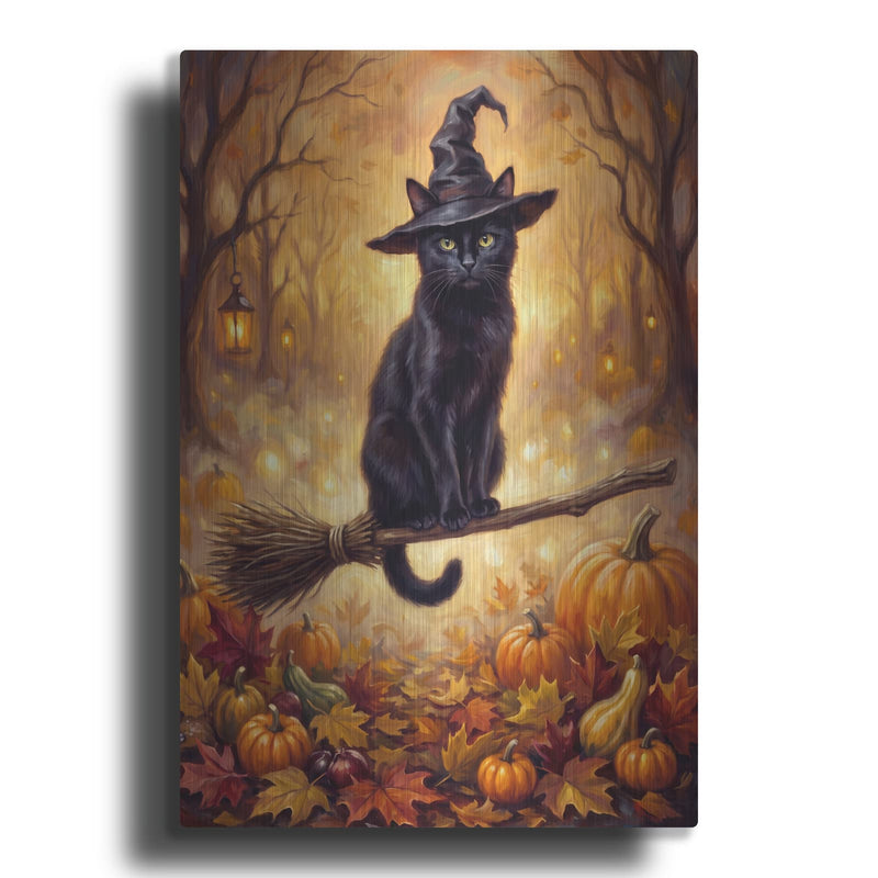 'Pumpkin Flight' by Veve – Metal Wall Art