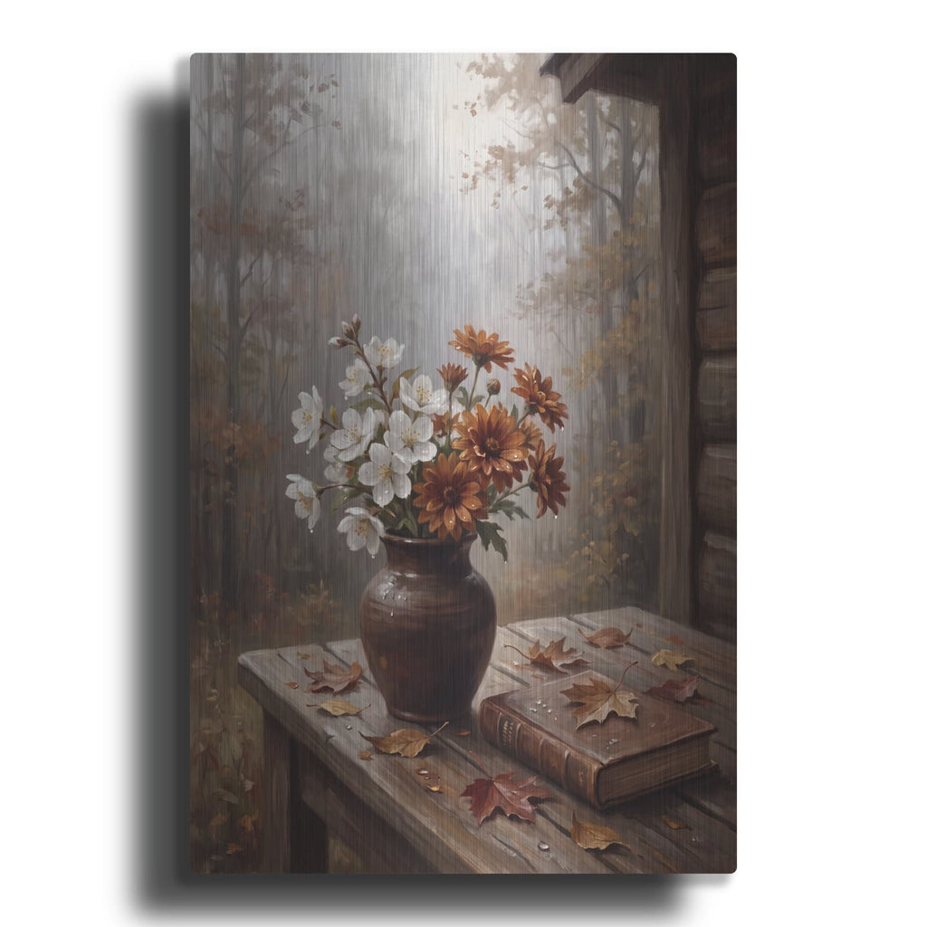 'Rainy Day Reverie' by Veve – Metal Wall Art