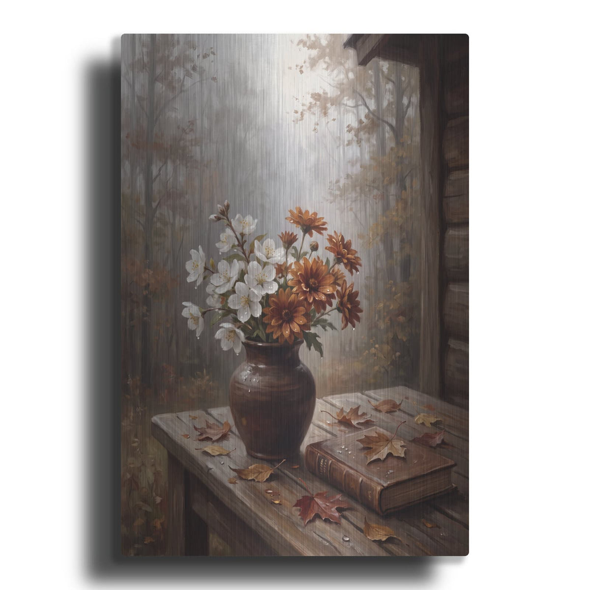 'Rainy Day Reverie' by Veve – Metal Wall Art