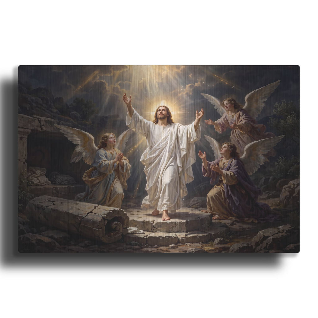 'Resurrection Dawn' by Veve – Metal Wall Art