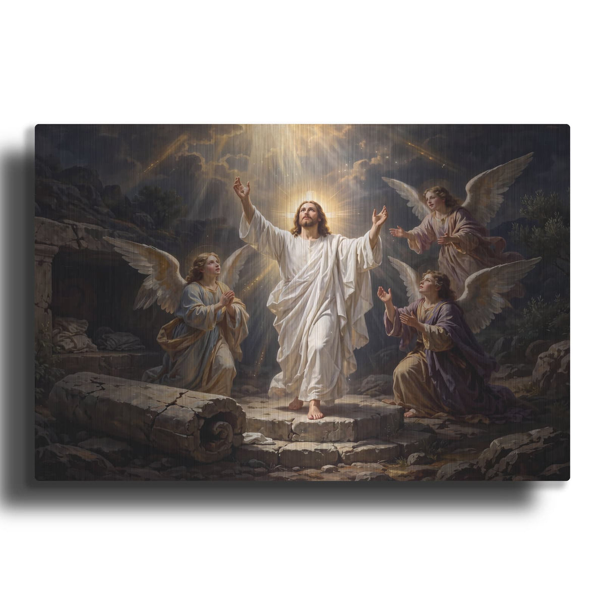'Resurrection Dawn' by Veve – Metal Wall Art