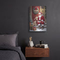 'Santa’s Faithful Friend' by Veve – Metal Wall Art, 12x16 room view