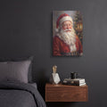 'Santa’s Lantern Glow' by Veve – Metal Wall Art, 12x16 room view