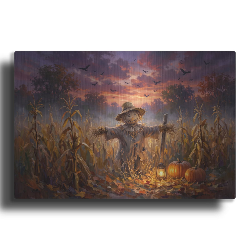'Scarecrow's Twilight' by Veve – Metal Wall Art