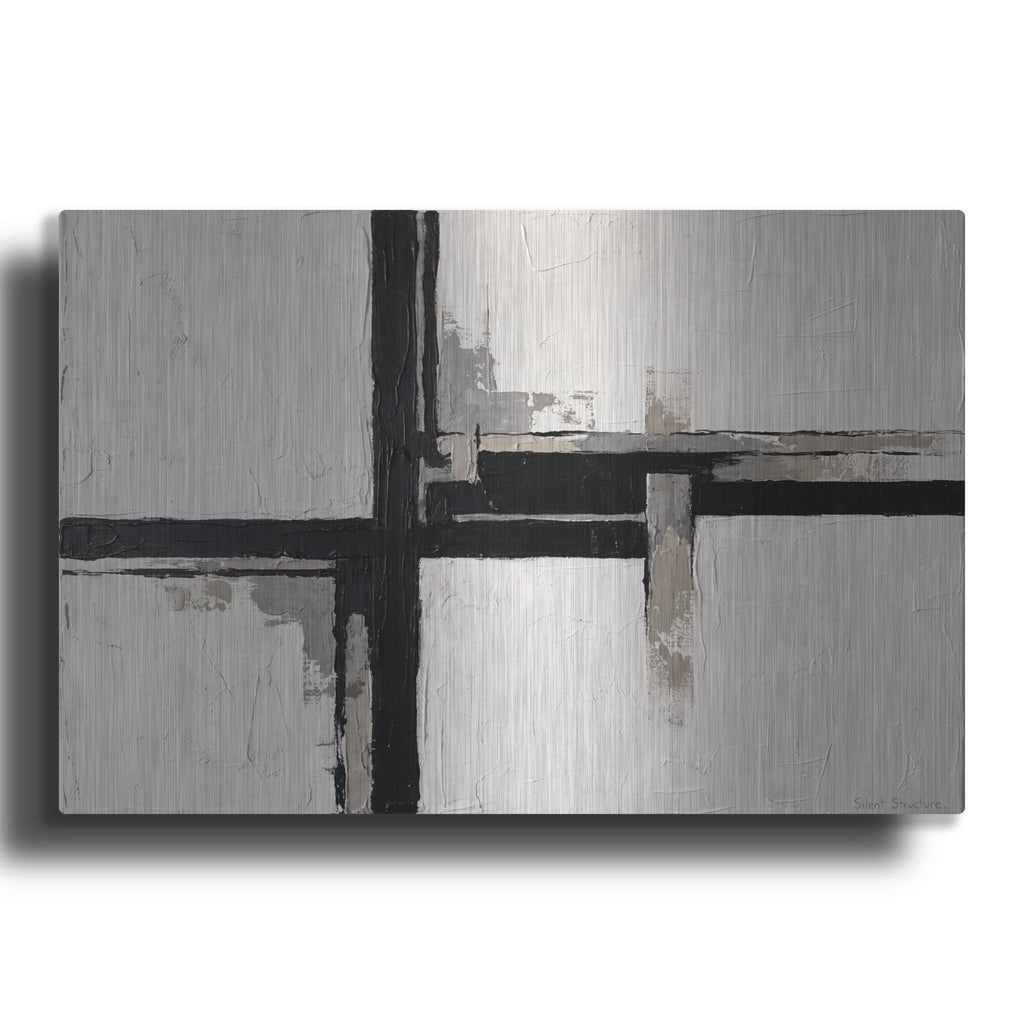 'Silent Structure' by Veve – Metal Wall Art