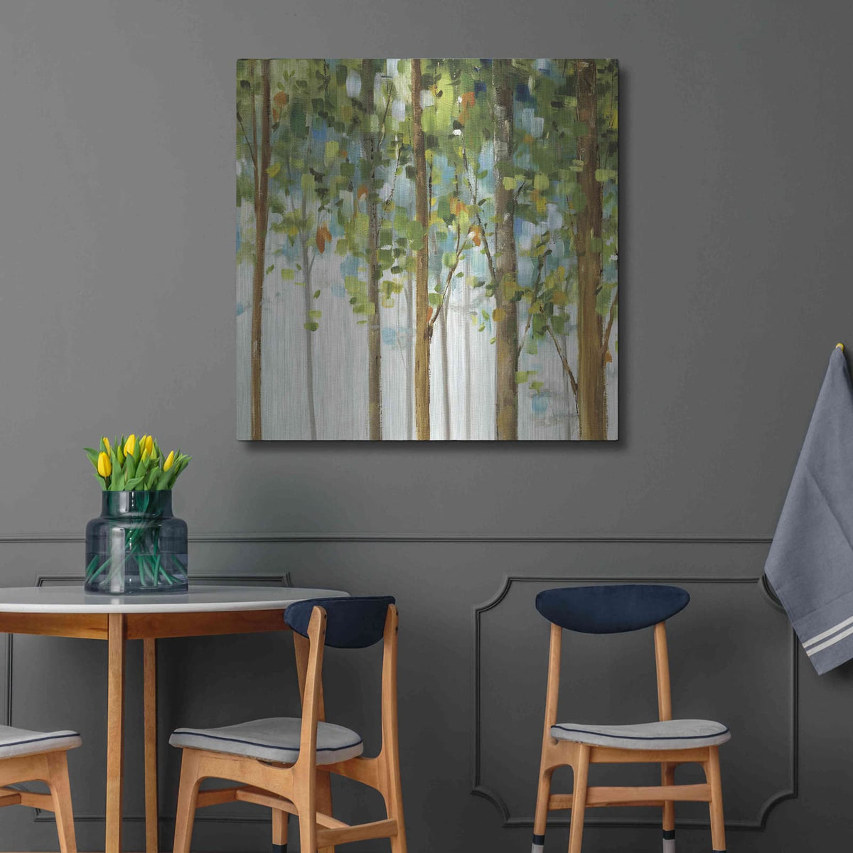 'Forest Study III' by Lisa Audit – Metal Wall Art, 36x36 room view