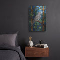 'Stained Glass Style Mourning Dove' by Veve – Metal Wall Art, 12x16 room view
