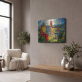 'Stained Glass Style Pena Palace I' by Veve – Metal Wall Art, 16x12 room view