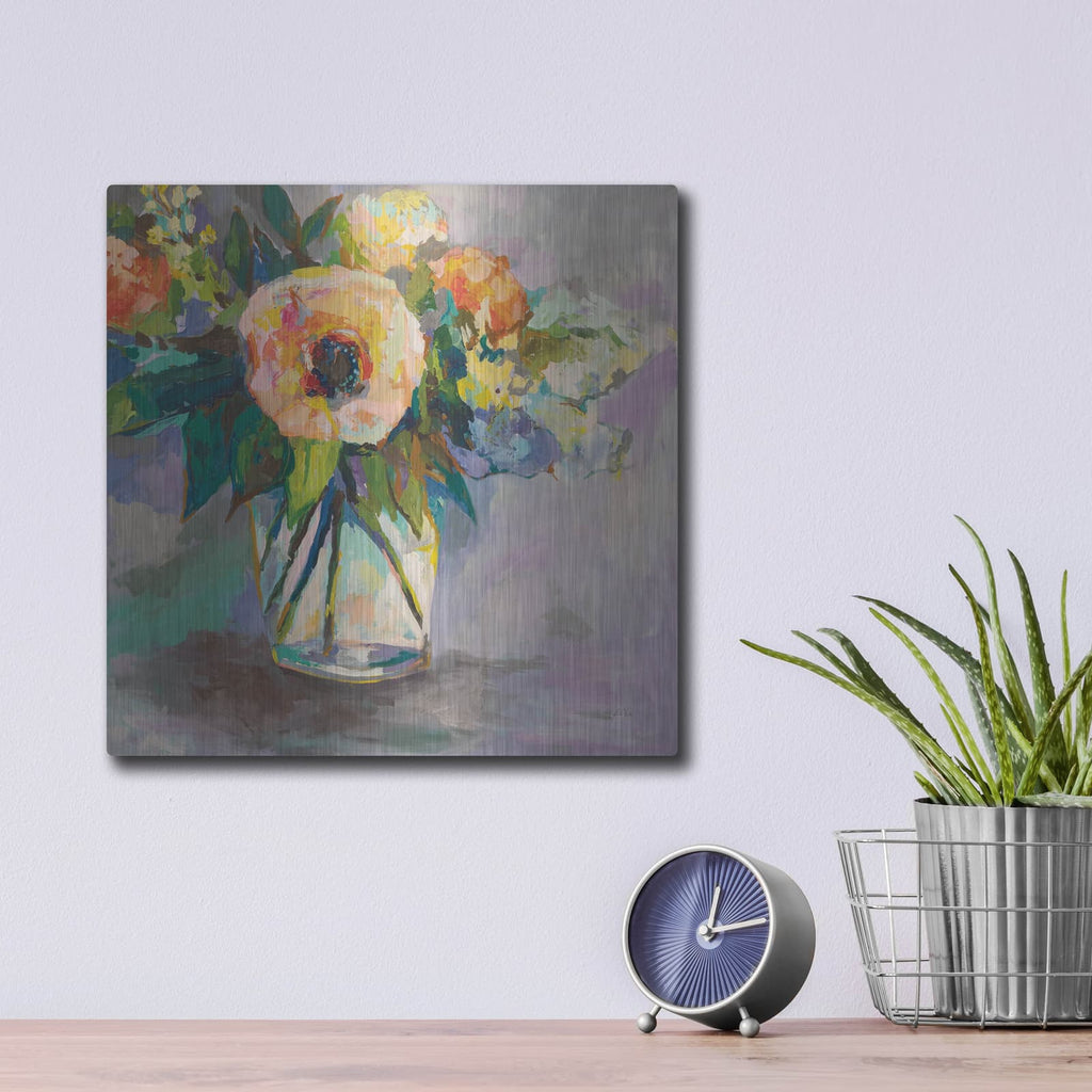 'Glow' by Jeanette Vertentes – Metal Wall Art, 12x12 room view