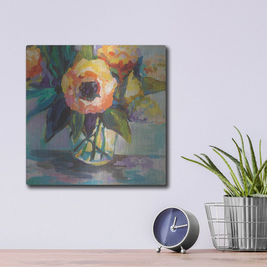 'Baby Glow' by Jeanette Vertentes – Metal Wall Art, 12x12 room view