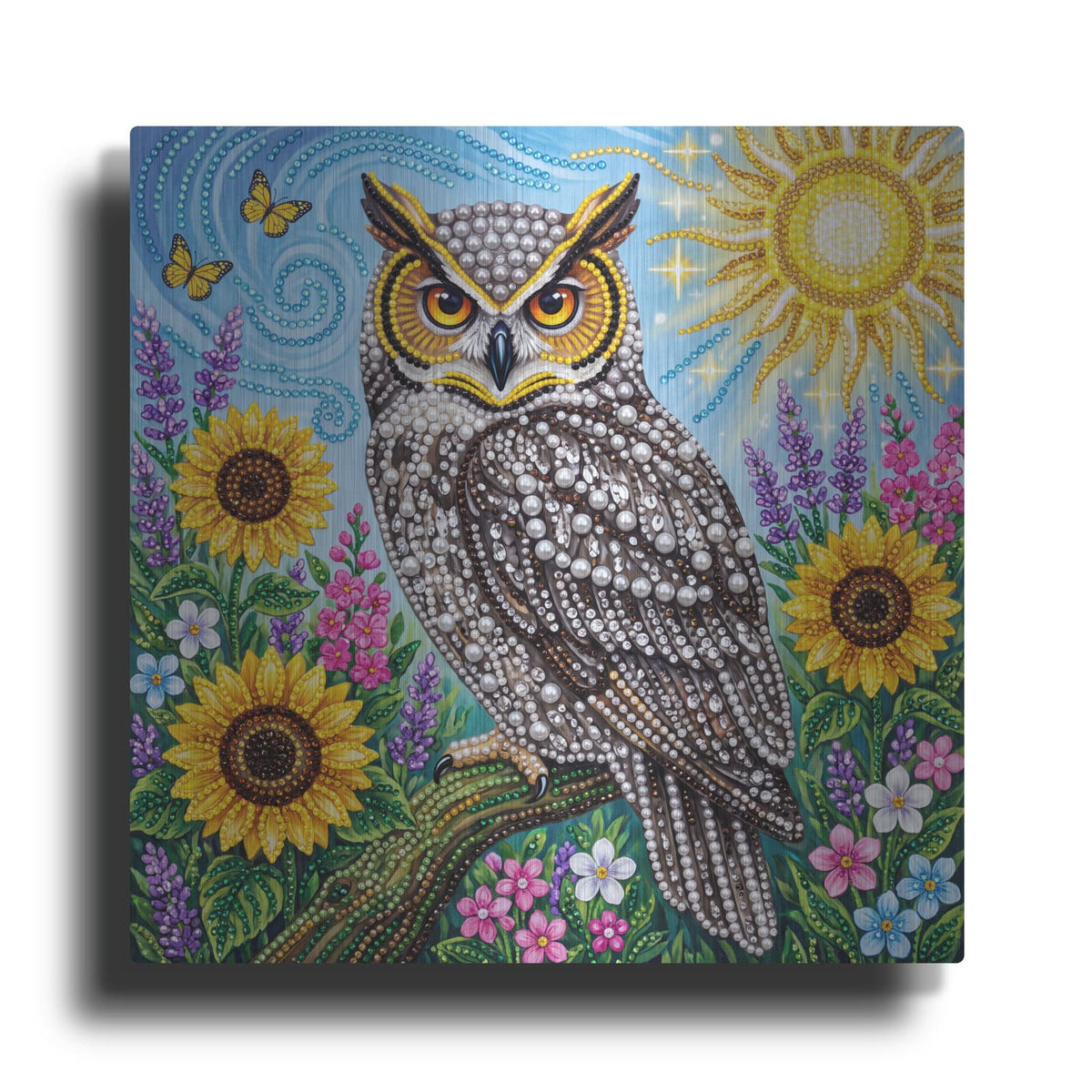 'Summer Owl' by Veve – Metal Wall Art
