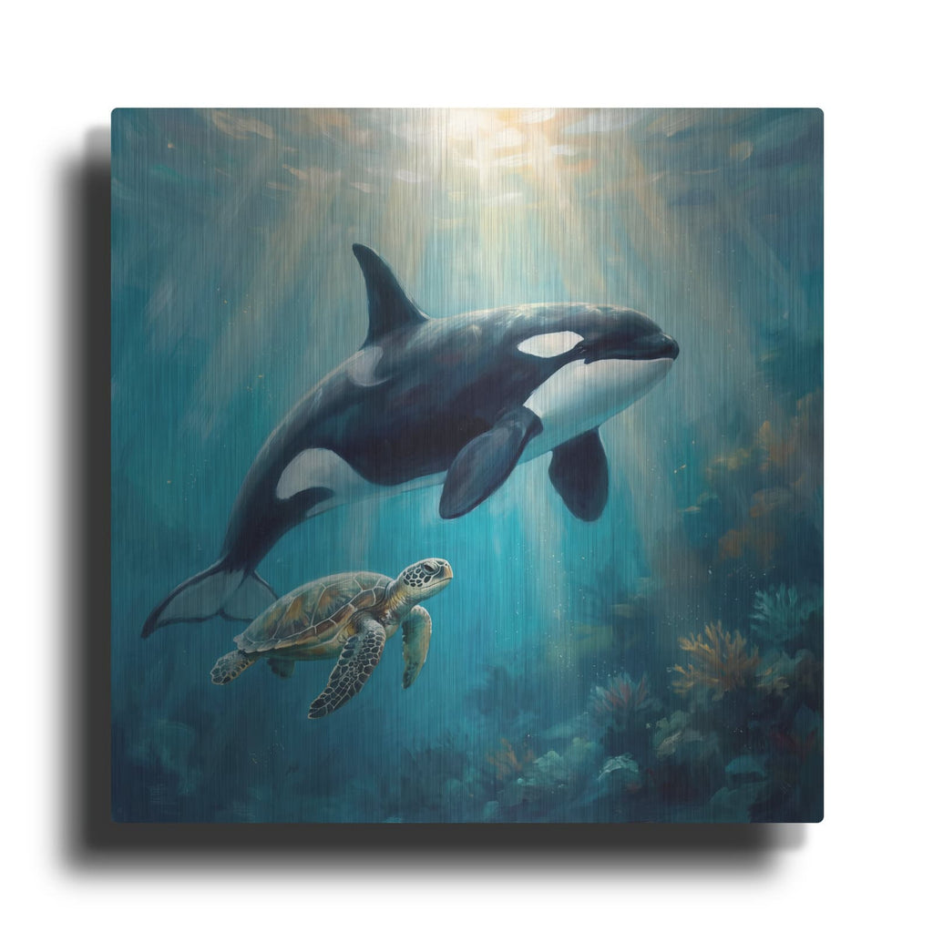 'Unexpected Friendship Depths of Trust' by Veve – Metal Wall Art
