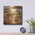 'Unexpected Friendship Fast and Slow' by Veve – Metal Wall Art, 12x12 room view
