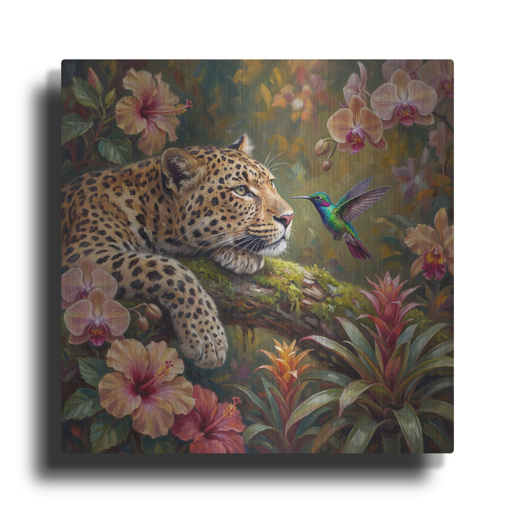 'Unexpected Friendship Jungle Jewels' by Veve – Metal Wall Art