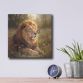 'Unexpected Friendship King and Grace' by Veve – Metal Wall Art, 12x12 room view
