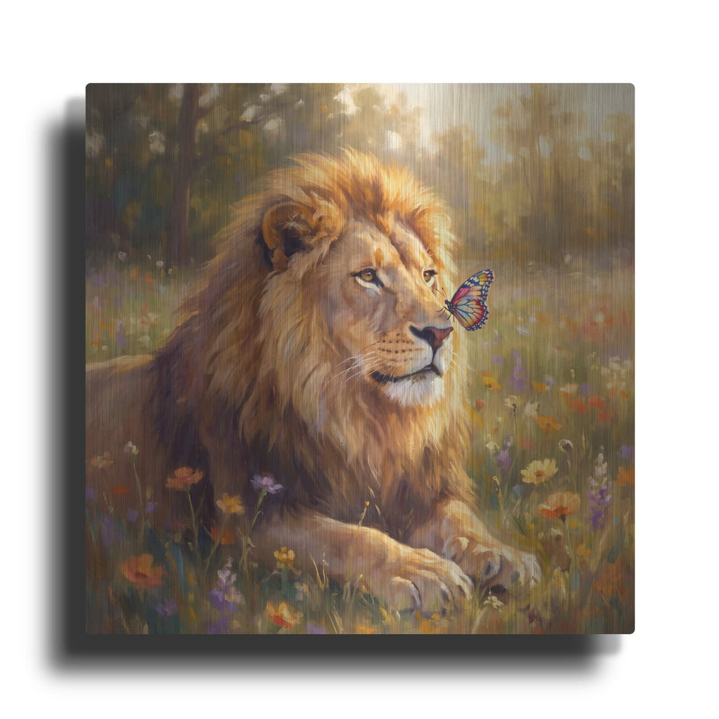 'Unexpected Friendship King and Grace' by Veve – Metal Wall Art