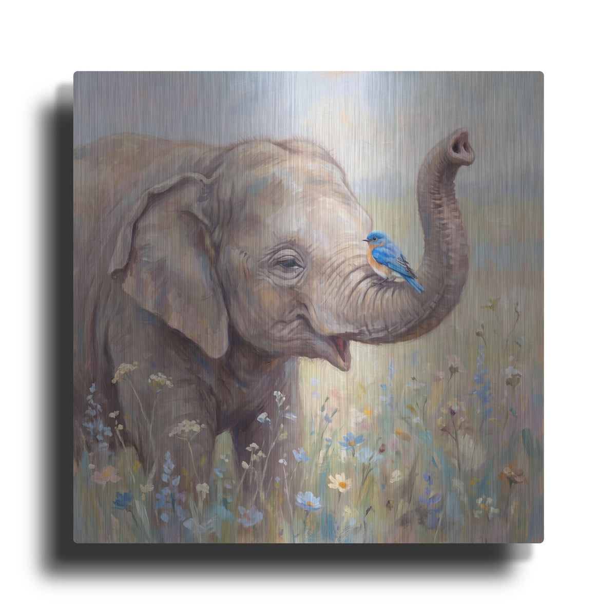 'Unexpected Friendship Trunk Hello' by Veve – Metal Wall Art