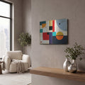'Urban Mosaic' by Veve – Metal Wall Art, 16x12 room view