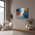 'Vibrant Pulse' by Veve – Metal Wall Art, 16x12 room view