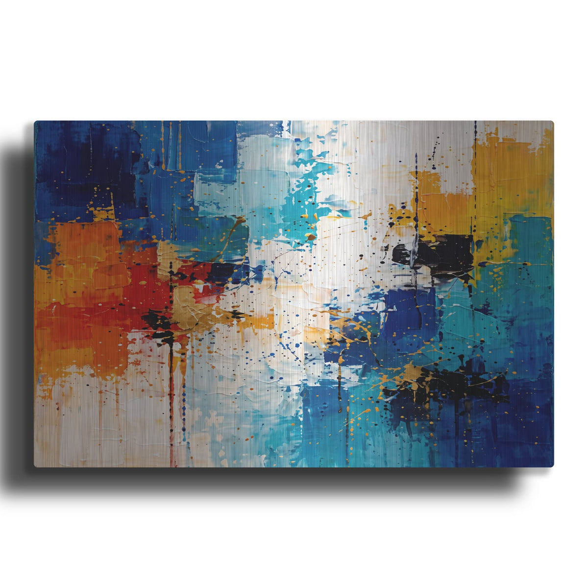 'Vibrant Pulse' by Veve – Metal Wall Art