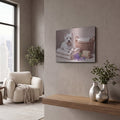 'Westie Laundry Room Helper' by Veve – Metal Wall Art, 16x12 room view