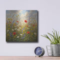 'Wild Meadow Waltz' by Veve – Metal Wall Art, 12x12 room view