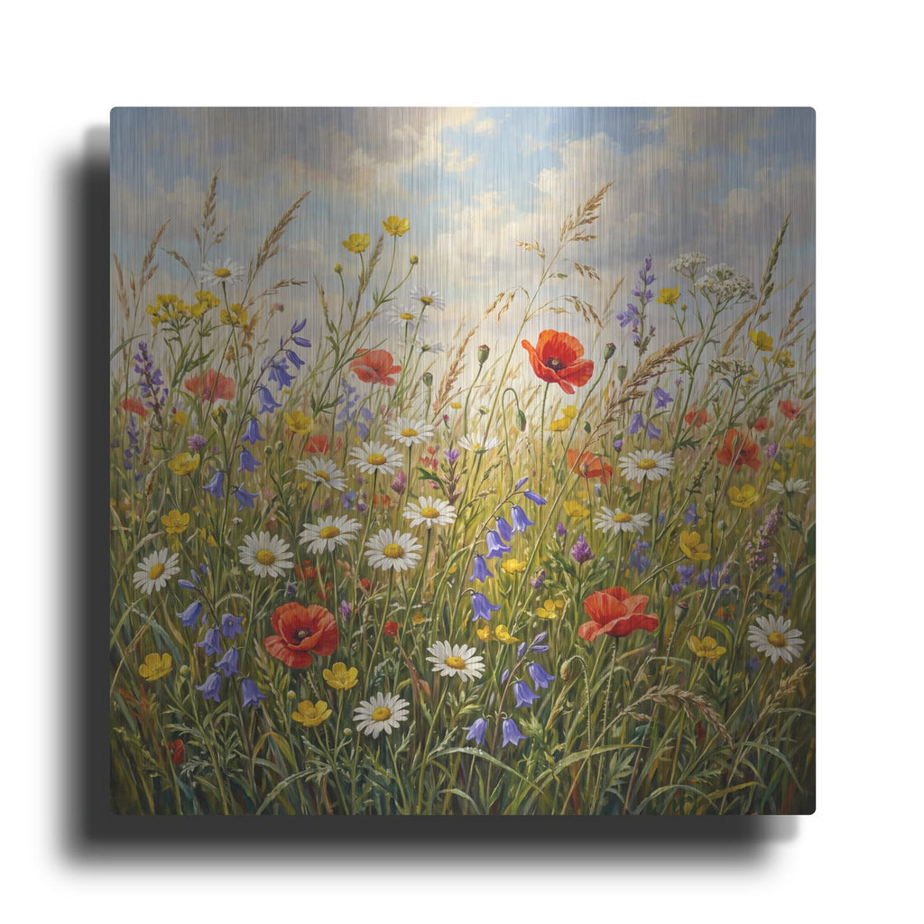 'Wild Meadow Waltz' by Veve – Metal Wall Art