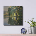 'Willow by the Water' by Veve – Metal Wall Art, 12x12 room view