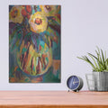 'Round Vase' by Jeanette Vertentes – Metal Wall Art, 12x16 room view