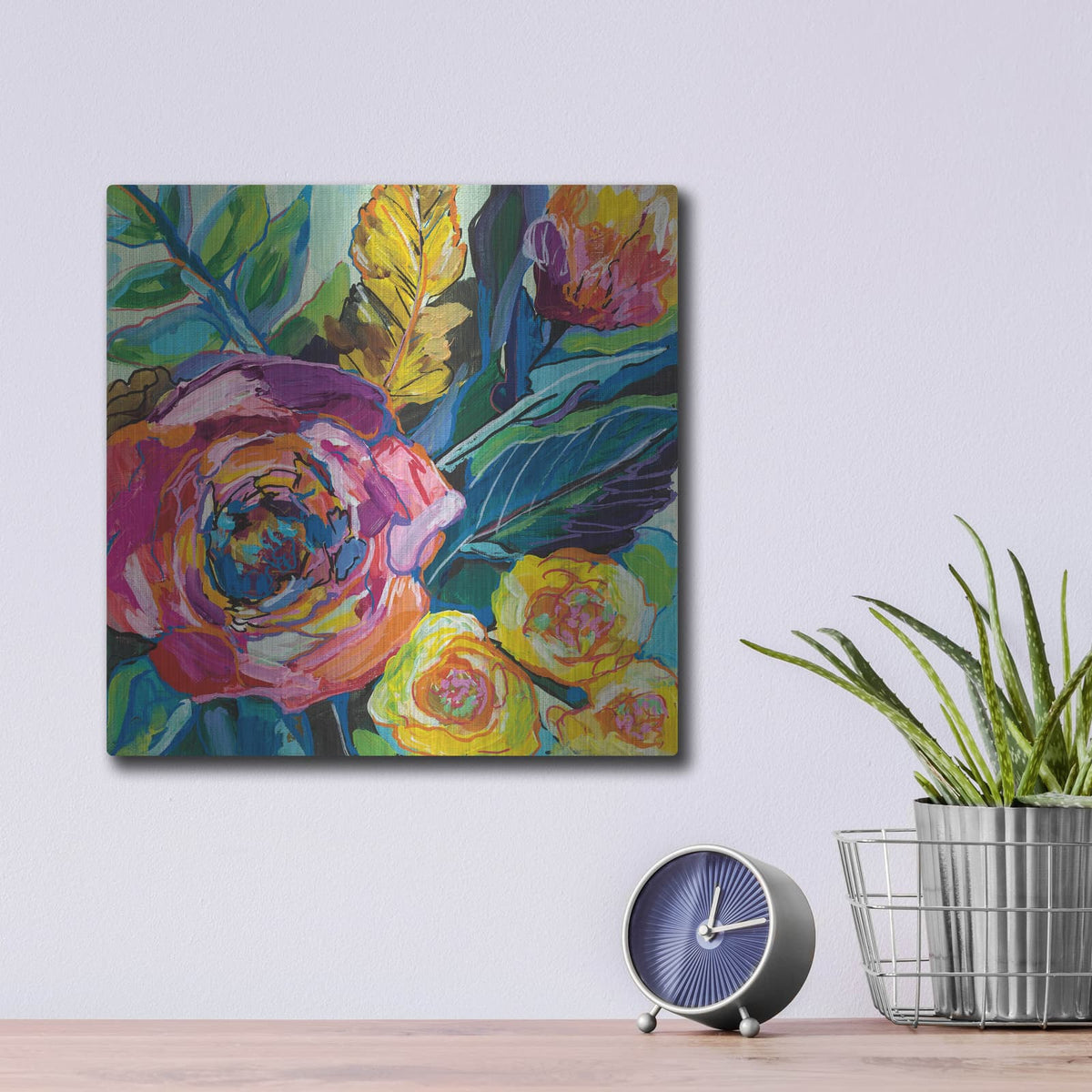 'Pop' by Jeanette Vertentes – Metal Wall Art, 12x12 room view